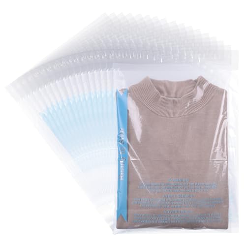 POLYSELLS 100 Count 6"x9" Strong Self Seal Clear Poly Bags with