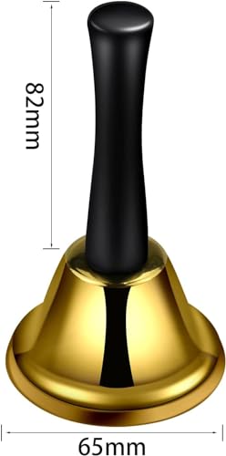 Classic Hand Bell for Weddings, Parties & Christmas – Vintage Dinner Bell