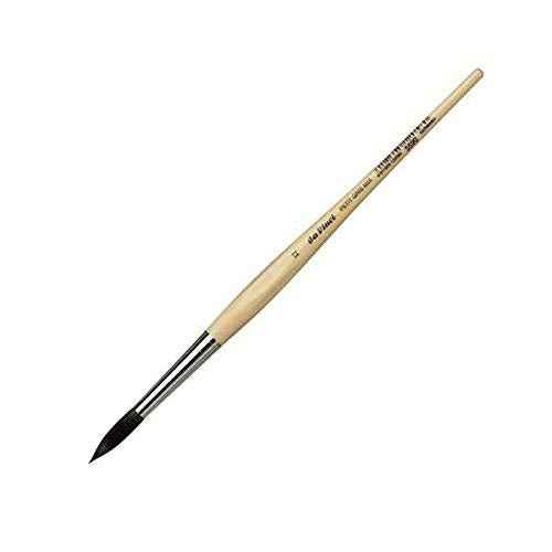 da Vinci Watercolor Series 5590 Petit Gris Mix Paint Brush, Round Russian Blue Squirrel Hair/Synthetic Mix with Lacquered Non-Roll Handle, Size 12 (5590-12)