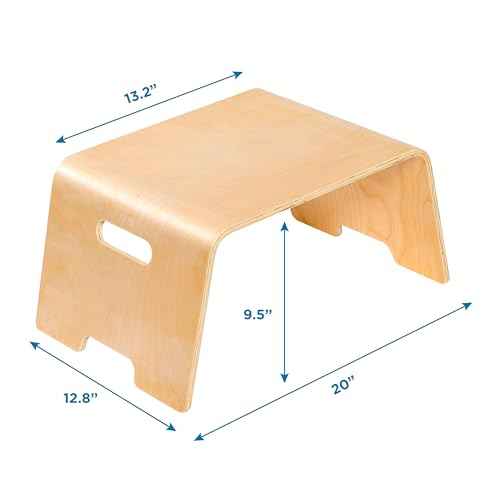 LAPGEAR Bentwood Floor Lap Desk for Kids - Children's Portable, Durable, Learning & Educational Activity Desk for Homework, Crafts, Play - Sturdy Natural Birch Wood - Style No. 21007