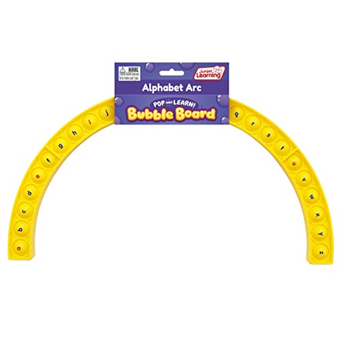 Junior Learning Alphabet Arc Bubble Board, Double-Sided, Ages 4-7, Letter Recognition, K-2