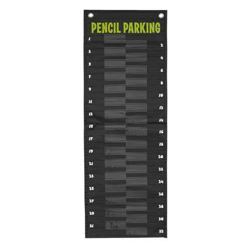 Really Good Stuff Pencil Solution Pocket Chart-Numbered Pencil Dispenser-Hanging Organizer for the Classroom-Storage Supplies for Teachers