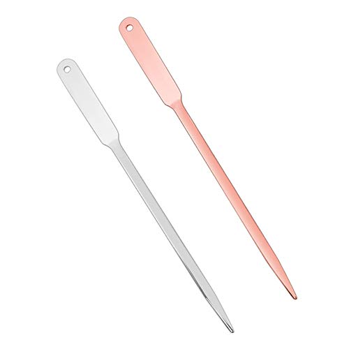 2 Pack Stainless Steel Letter Openers - Envelope Slitter for Office & Home