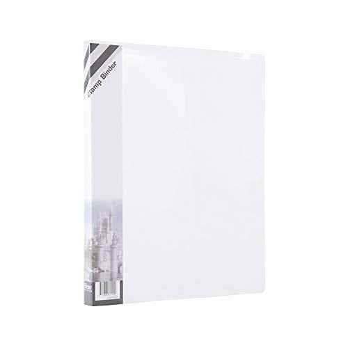Filexec Products Clamp Binder, Removable Spine Label, Interior Pocket, Translucent Clear of 12 (50640-61123)