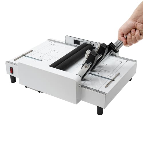 AYLYOTOY A3 Paper Folding Machine with Booklet Binding & Stapling for Brochures & Manuals
