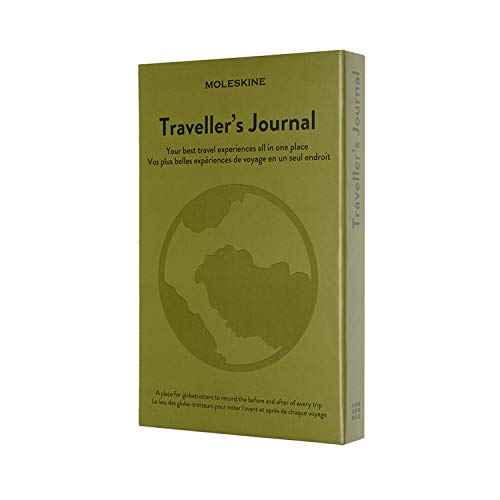Moleskine Passion Journal, Travel, Hard Cover, Large (5" x 8.25") Elm Green, 400 Pages