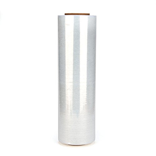 Elegant Supply 2 Roll 18" x 1500 feet Stretch Film-Wrap 80 Gauge Industrial Strength Stretch 20 Microns Durable for Moving Packing Packaging Heavy Duty Warehouse Shrink Film (Clear)