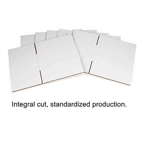 White Shipping Boxes 10x7x5 Inches Small Corrugated Cardboard Boxes, 25 Pack