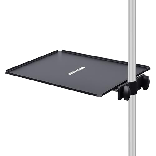 Heavy Duty Steel Tray for Mobile TV Stand, TV Cart, Speaker Stand (14.8X10.8)