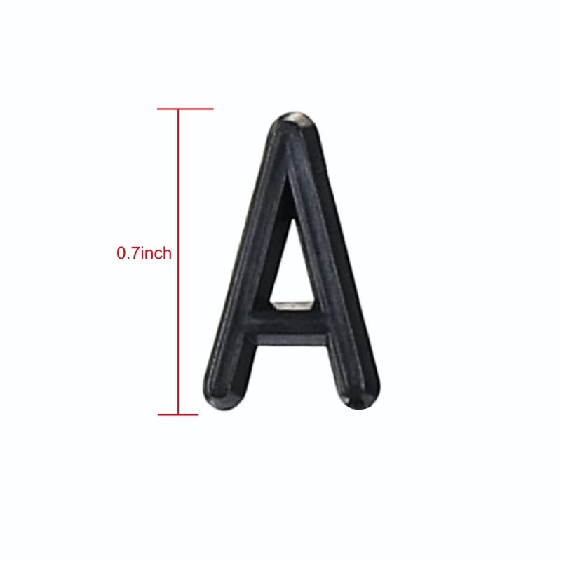 Veskaoty Black Felt Letter Board Replacement Letters Set 300 Pcs