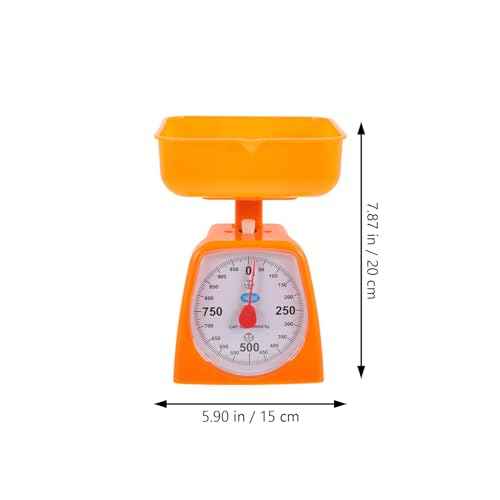 Mechanical Food Scale: Analog Kitchen Scale - for Teachers Elementary, Teacher Supplies, School Supplies