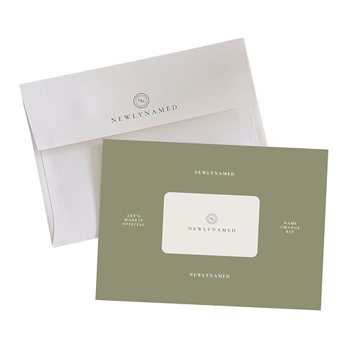 NewlyNamed Name Change Box – Marriage Name Change Kit & State Instructions