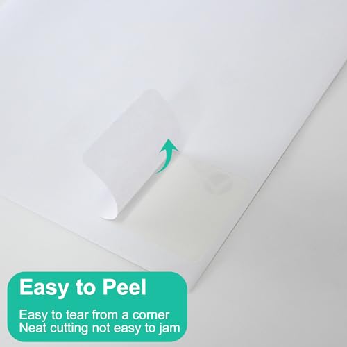 Printable White Label Stickers 2x4 Inches - 30 Sheets, 300 Labels, Self-Adhesive Shipping & Address Labels