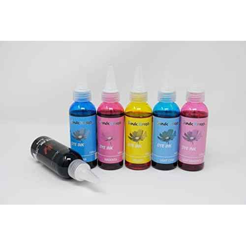 INKXPRO 600ml High Definition Photo dye Ink Refill Set for CIS/CISS or refillable cartridges : Stylus Photo Printers 1400, 1410, Artisan 1430 800 837 730 710