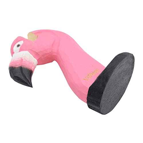 VIPbuy Handmade Wood Carving Eyeglasses Holder Stand Sunglasses Display Stand Home Office Desk D?cor Gift (Flamingo)