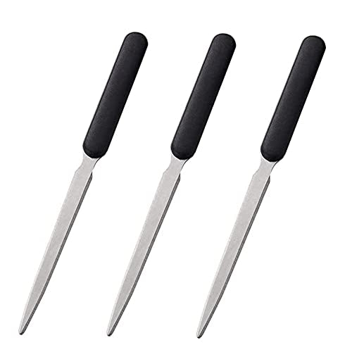 3PCS Stainless Steel Office Letter Openers with Ergonomic Handles