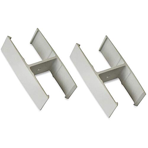 Lorell Straight Panel Connectors, Aluminum, for 180° Fabric Panels