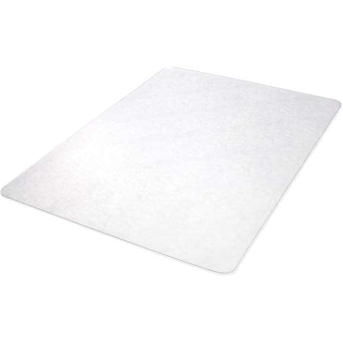 Lorell Nonstudded Design Hardwood Surface 48 x 36-Inch Vinyl Chair Mat, Clear (LLR82825)
