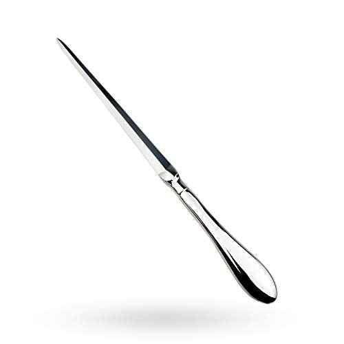 Silvery Letter Opener, Envelope Opener Knife Metal Letter Opening Knife, Paul Revere Paper Cutting Knife, 9 inches (1 Pack)