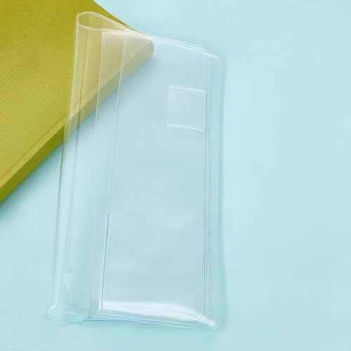 weeks clear cover. planner cover protector.clear book cover. clear plastic book cover sleeves for 7.68 x 3.8 inches