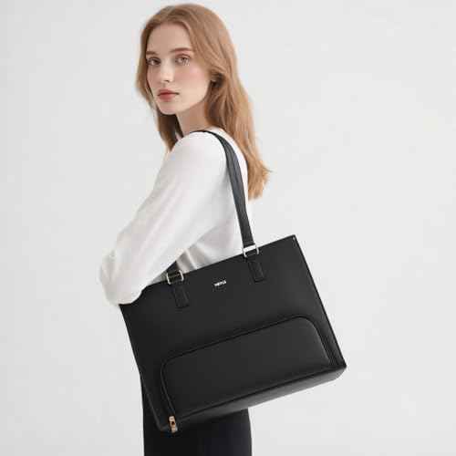 Keyli 3pcs Laptop Bag for Women 15.6 inch and Lunch Tote Bag for Women with Insulated Lunch Compartment Computer Briefcase