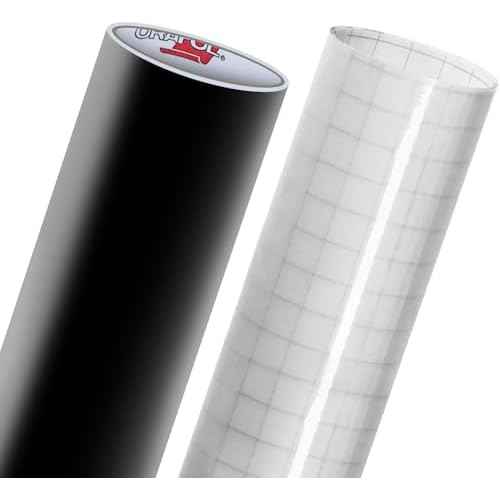 ORACAL 651 Matte Vinyl Roll Bulk 24" x 25ft - Black w/Transfer Paper