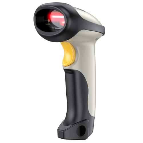 TEEMI Bluetooth Barcode Scanner, 1D Handheld Laser Bar Code Reader with Auto Sensing & Fast Accurate Scanning, Easy Pairing with iPad, iPhone, Android Smartphone, Tablet, PC ? No Stand