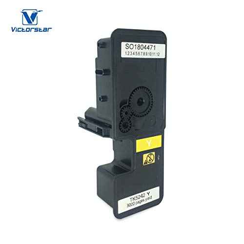 VICTORSTAR @ Compatible Toner Cartridge TK5242 TK-5242 for Kyocera ECOSYS P5026cdn / P5026cdw / M5526cdn / M5526cdw Laser Printers (4 Colors)