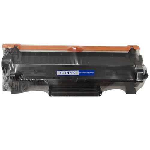 TN760 High-Yield Toner Cartridge Replacement (4-Pack) - Compatible with Brother DCP-L2550DW, HL-L2350DW, HL-L2370DW, HL-L2370DWXL, HL-L2395DW, MFC-L2710DW - Crisp Black Printing