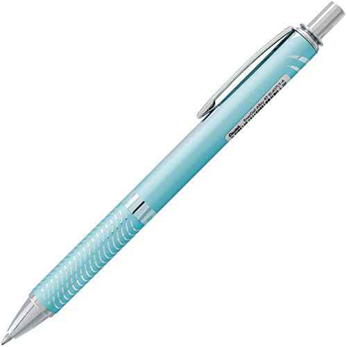 Pentel 0.7 mm Tip EnerGel Sterling Black Ink Pen - Baby Blue (Pack of 12)