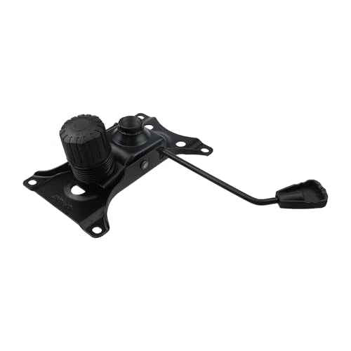 Wealrit Office Chair Tilt Base, Heavy Duty Control Lift Mechanism Black Swivel Base Plate 8.3" x 5.1" Mouting Holes Dimension Office Chair Parts Replacement