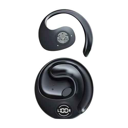 Yoidesu JR07 Language Translator Earbuds, BT 5.3 144 Languages Instant Voice Translator Device, Noise Cancellation Translator Earhooks HiFi Stereo Touch Control Headphones (Black)