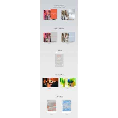 EN HYPEN : ORANGE BLOOD (Set: KSANA Version+KALPA Version) 4th Mini Album Photocard A+Photocard B+Sticker+Postcard+Photo Paper+Poster with Lyrics+Photobook
