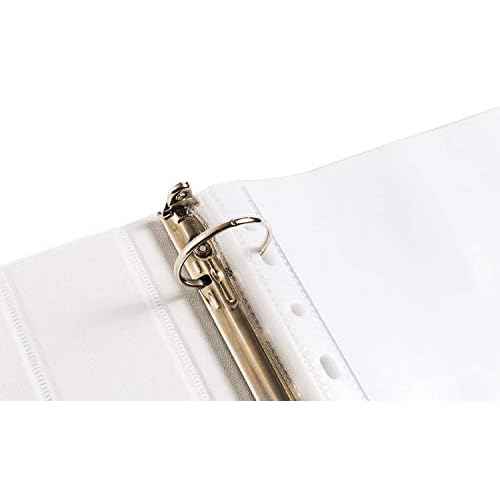 1000 Sheet Protectors 8.5 x 11, Clear Page Protectors, 11 Hole Economy Design, Lightweight Plastic Binder Sleeves, Acid and PVC Free, Clear Plastic Design, 9.25 x 11.25 Top Loaded