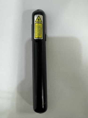 DinoFire Black USB-C Wireless Presentation Remote Clicker with Red Pointer for Mac & PC