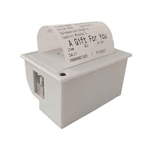 PRIMUZ Micro Thermal Printer Ticket Serial Port Printer Module Can Be Docked with Arduino/ESP32, Supporting Secondary Development TTL/RS232 White