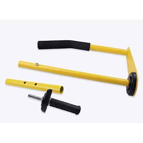 Pallet Stretch Film Packing Machine Shrink Wrap Dispenser Holder for 18 inch and 20 inch, Yellow