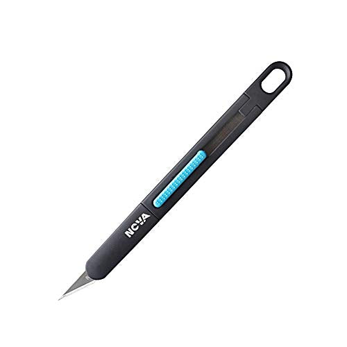Nova Blue Precision Craft & Hobby Knife with Retractable #11 Blade - Slim & Safe