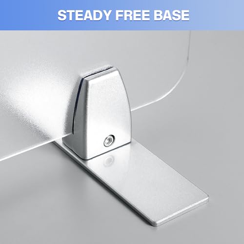 First-zgel Desktop Clamp & 4 Pack Sneeze Guard Bracket Set for Clear Acrylic Panels - DesktopClamp & 4pcs
