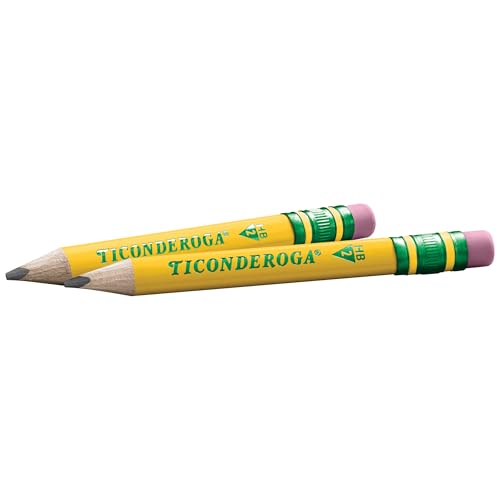Ticonderoga My First Short Triangular #2 HB Kids Pencils - Safe, Easy Grip