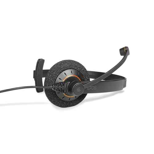 EPOS Sennheiser SC 30 USB ML (504546) - Single-Sided Business Headset | For Skype for Business | with HD Sound, Noise-Cancelling Microphone, & USB Connector (Black)
