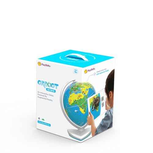 PlayShifu Globe for Children ? Orboot Earth: Interactive Kids Globe with 1000+ Facts on Animals, Places & Monuments | Tech-Powered Learning Toy & STEM Gift for Kids Ages 4?10