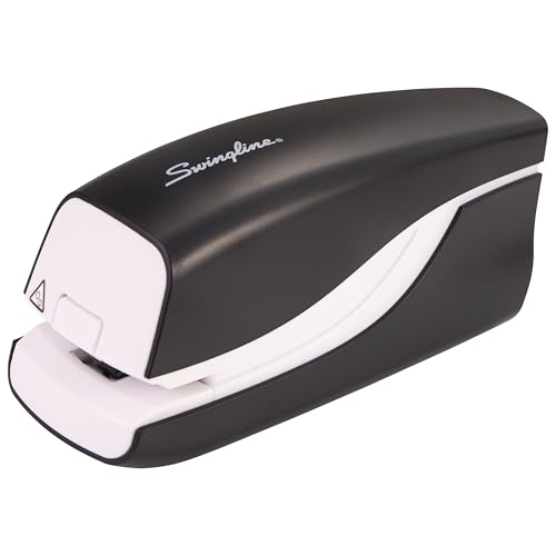 Swingline Half Strip Electric Stapler, 20-Sheet Capacity, Battery Powered, Portable (42132)