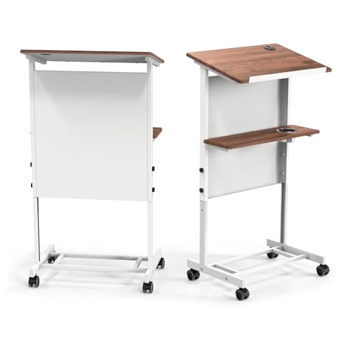Bonnlo Portable Lectern Podium 36.2-44.3