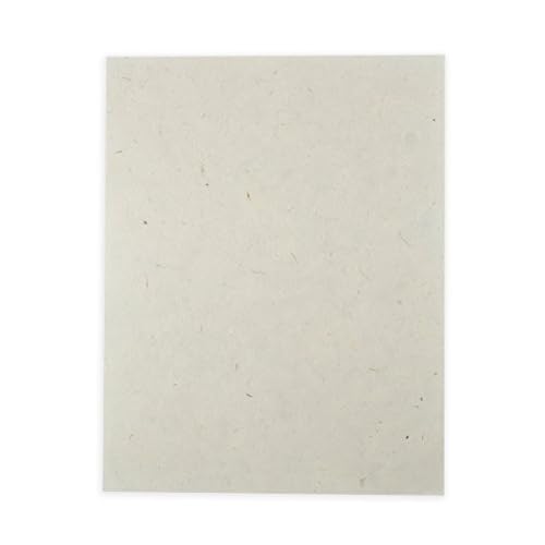 Handmade Lokta Vintage 8.5x11" Printer Paper for Laser and Inkjet Printing (100 Sheets, Natural)