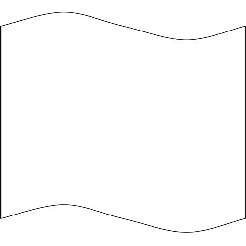 Aquos C.A.S 8051 Printing Scale Label, 58 x 100 mm, Blank Printing Labels with Continuous Strip, 100 Pieces Per Roll (12 Rolls)
