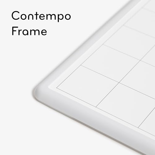 U Brands White Magnetic Monthly Calendar Whiteboard 14 x 11 inch Dry Erase Planner