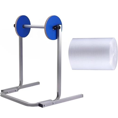 SPXTOM 40cm Steel Floor-Standing Bubble Wrap Roll Dispenser for Packing & Shipping