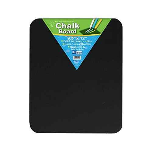 Flipside Products 9.5" x 12" Black Chalkboards, Classroom Set, Student Drawing, Small School Chalkboard, Menu Board, Pack of 12