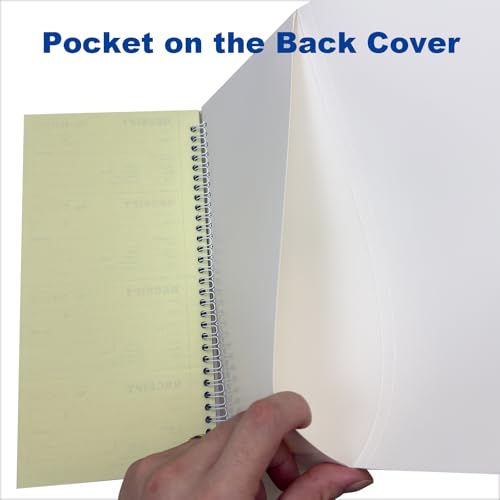 IWIZPRINT 3-Part Carbonless Money & Rent Receipt Book, 5-1/2 x 11, Spiral, 100 Sets